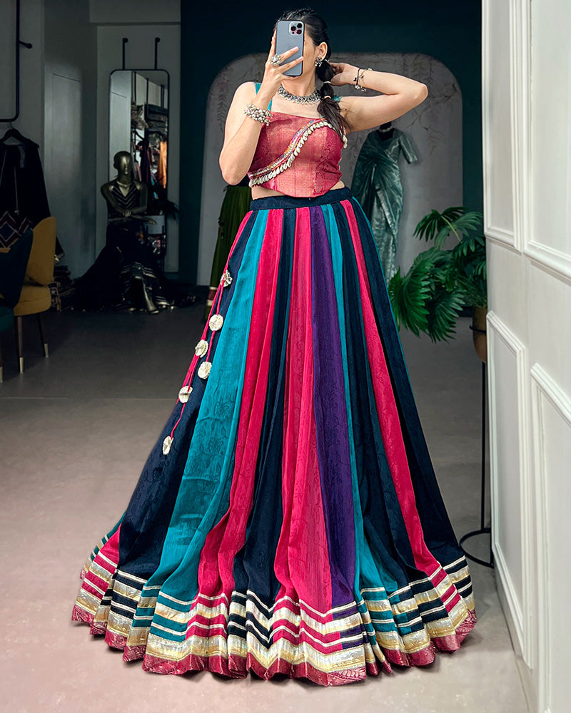 Colorful Multicolor Navratri Special Lehenga Choli