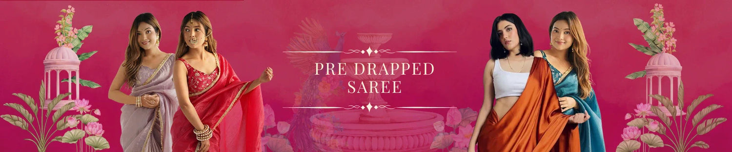 Pre Draped Saree