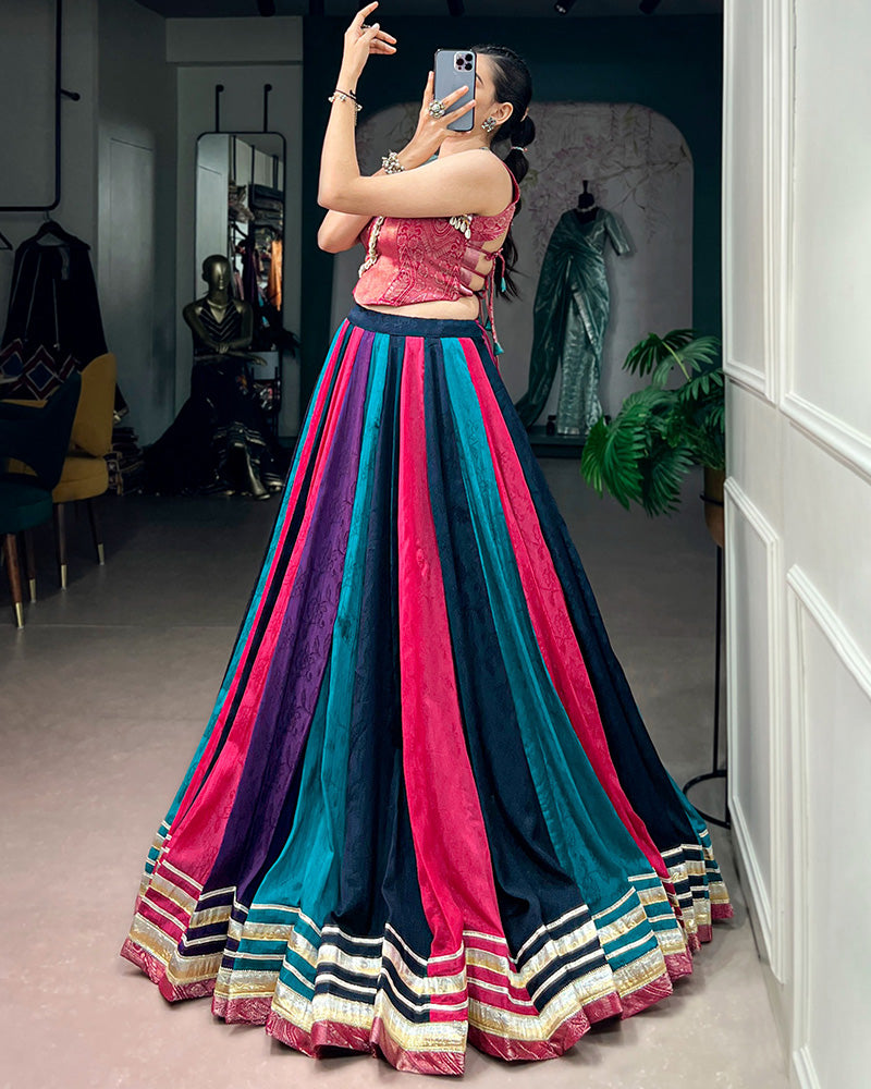Colorful Multicolor Navratri Special Lehenga Choli