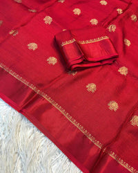 Black Color Viscose Soft Jute Khadi Saree