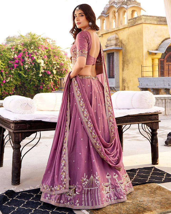 Luvender Color Chocolate Crush Lehenga Choli