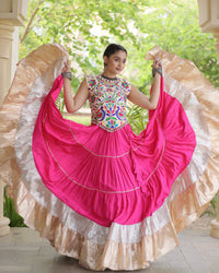 Twelve Color Rayon Navratri Lehenga Choli