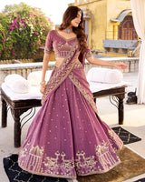Luvender Color Chocolate Crush Lehenga Choli