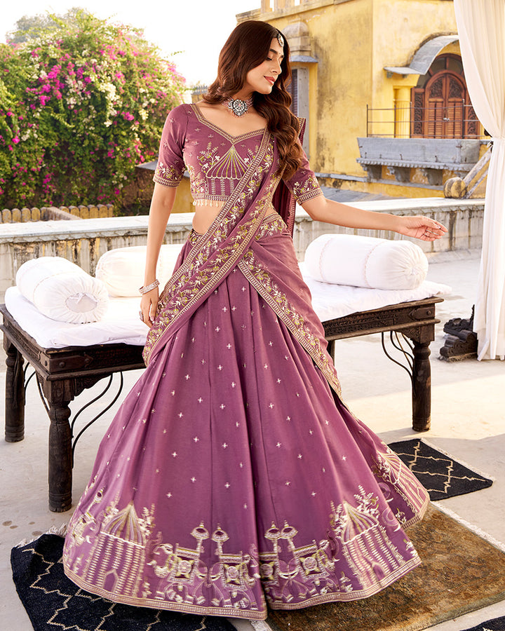 Luvender Color Chocolate Crush Lehenga Choli