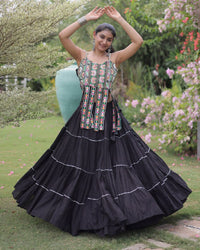 Eight Color Kora Cotton Navratri Lehenga Choli