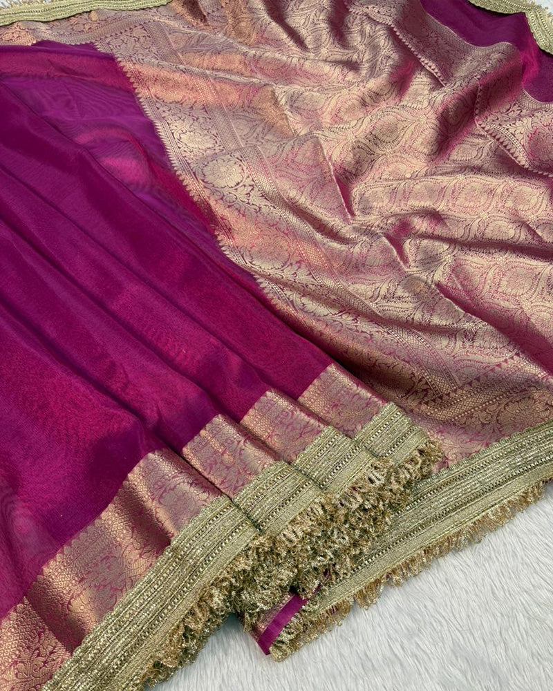 Banarasi Organza Tissue Silk Saree