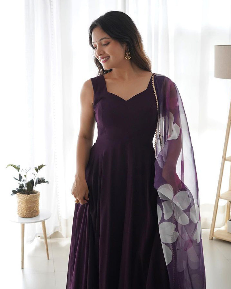 Buy Purple Kurta Suit Sets for Women by Prebloom Online | Ajio.com