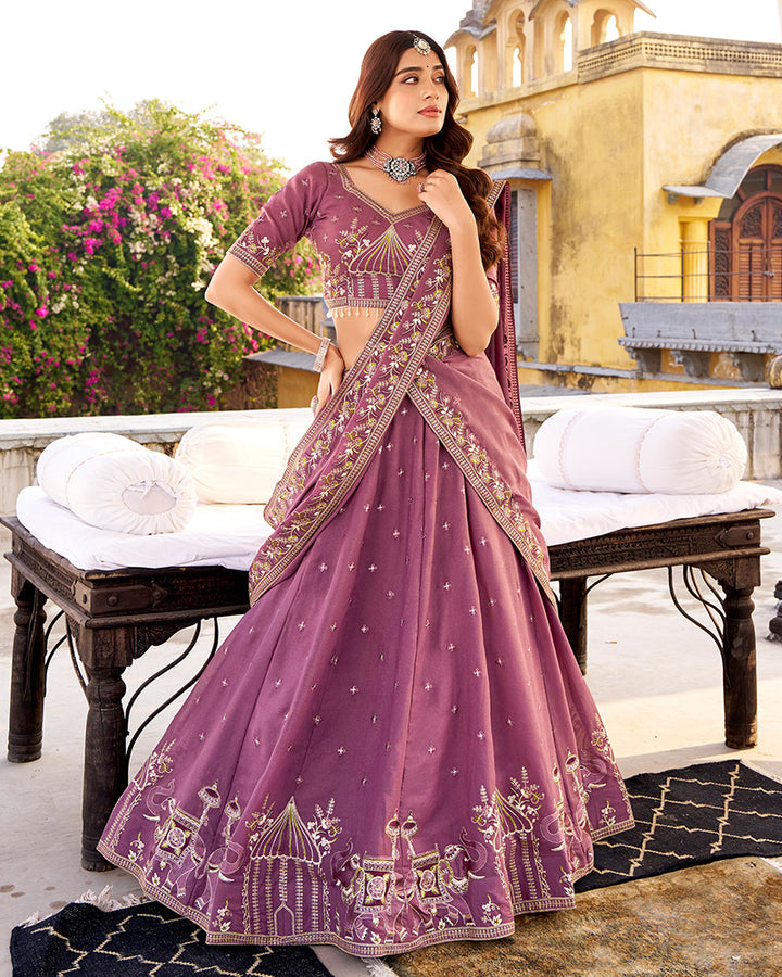 Luvender Color Chocolate Crush Lehenga Choli