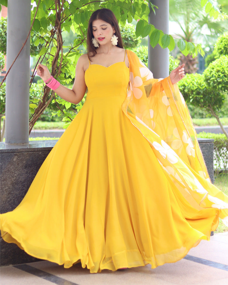 Diana Dress in Bright Yellow Color // Infinity Flying Dress With Maxi Long  Flowy Train, the Length of Train is 15 Ft 4.5 M - Etsy
