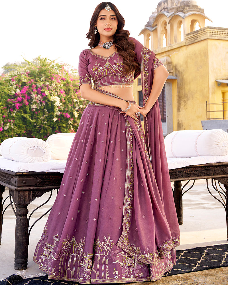 Luvender Color Chocolate Crush Lehenga Choli