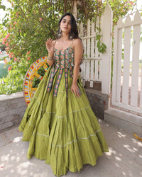 Eight Color Kora Cotton Navratri Lehenga Choli