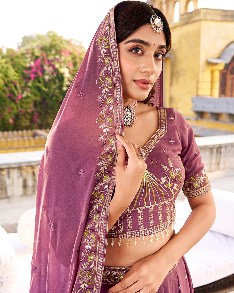 Luvender Color Chocolate Crush Lehenga Choli