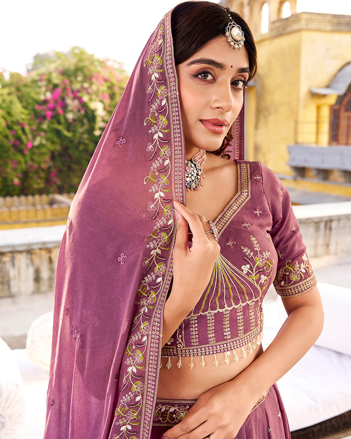 Luvender Color Chocolate Crush Lehenga Choli